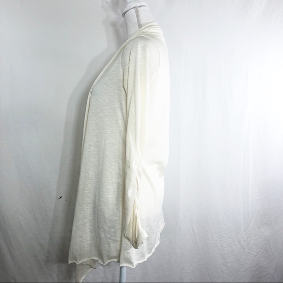 Cream Open Front Lightweight Jacket - Picture 3 of 6
